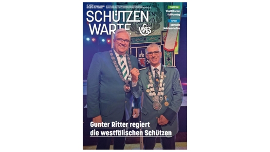 Die aktuelle SCHÜTZENWARTE 5/25 steht zum Download und Lesen bereit