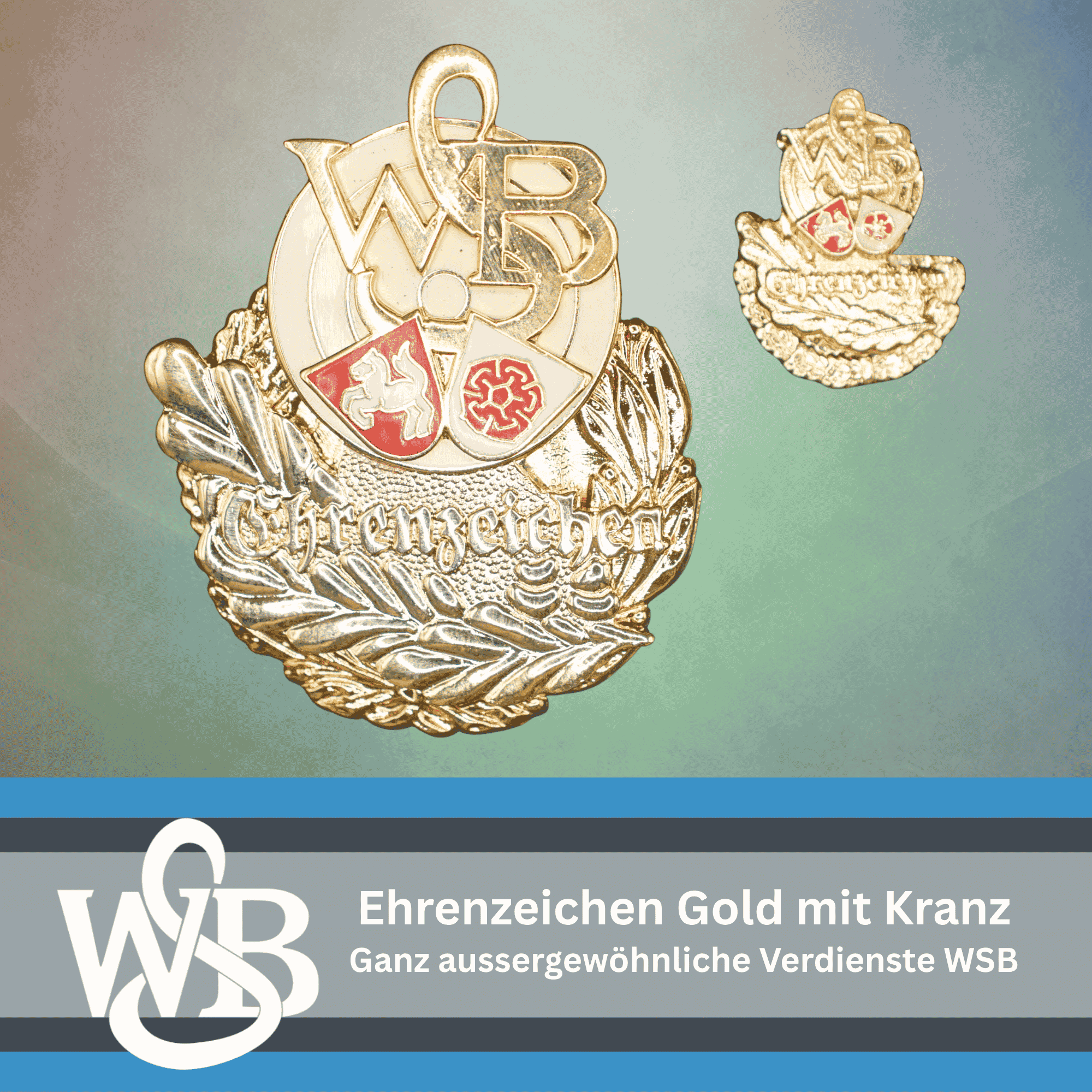Ehrenzeichen Gold mit Kranz Website