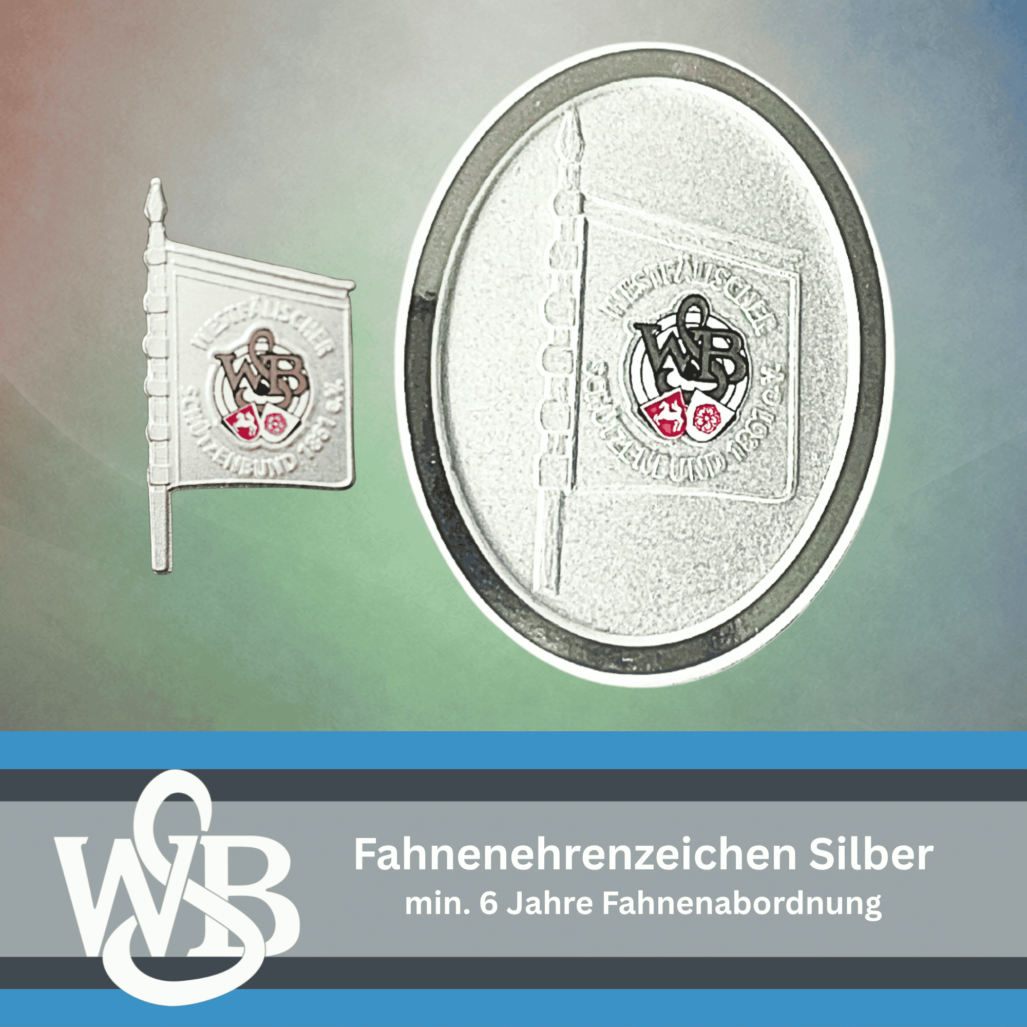 WSB Fahnenehrenzeichen Silber