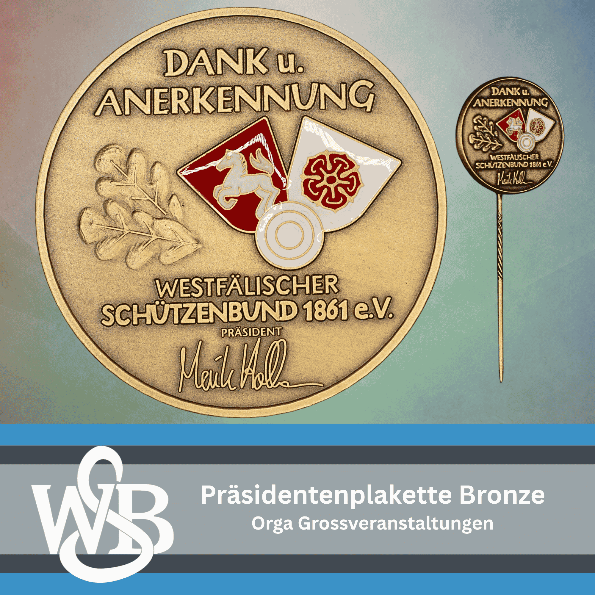 WSB Prasidentenplakette Bronze